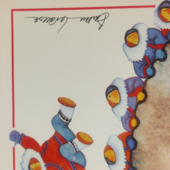 Barbara Lavallee Ceramic Trivet - Picture 2 of 3